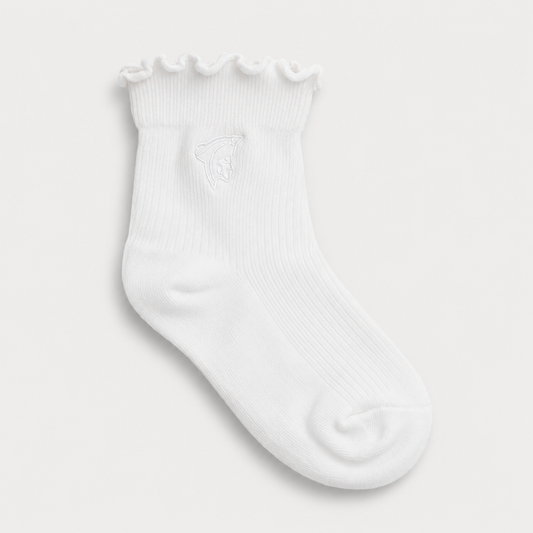 Lil' Lady Patriot Ruffle Socks