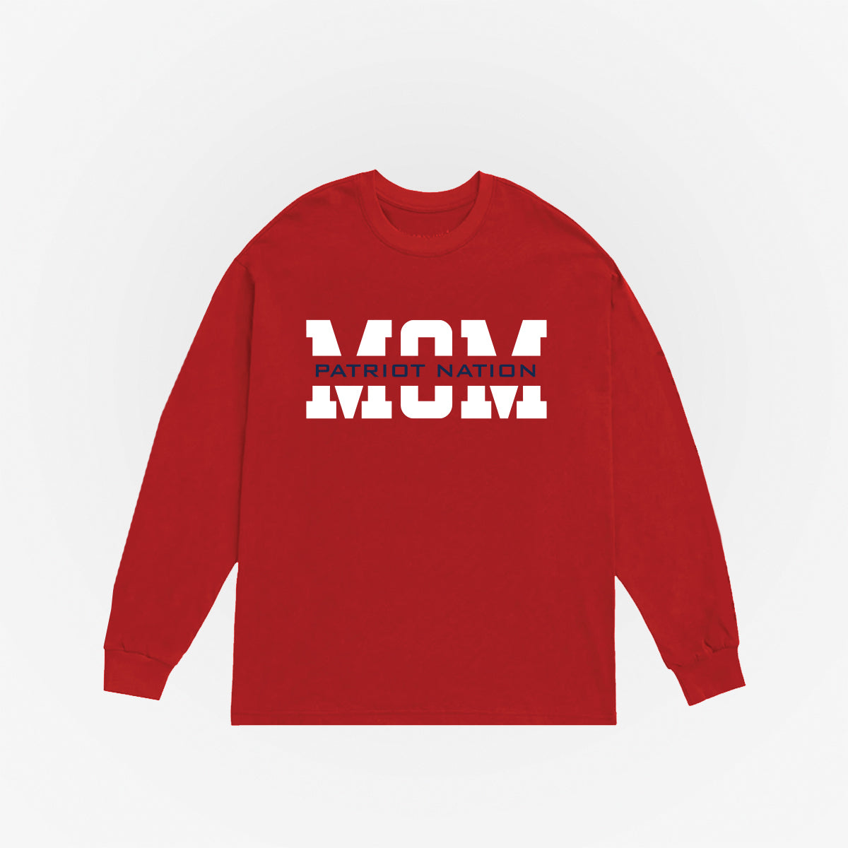 Patriot Nation Mom Long Sleeve Tee (2026-27 Collection Pre-Order)