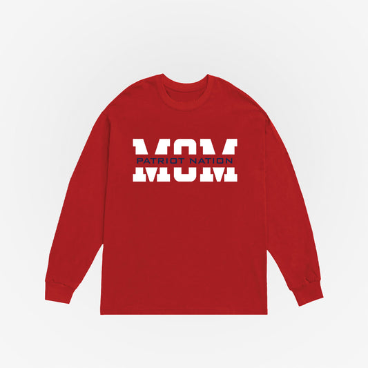 Patriot Nation Mom Long Sleeve Tee (2026-27 Collection Pre-Order)